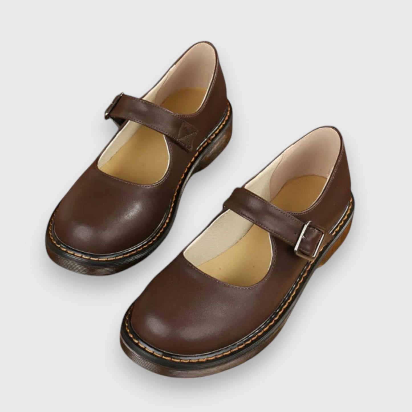 JOLANTHA I VINTAGE-LEDER-SANDALEN