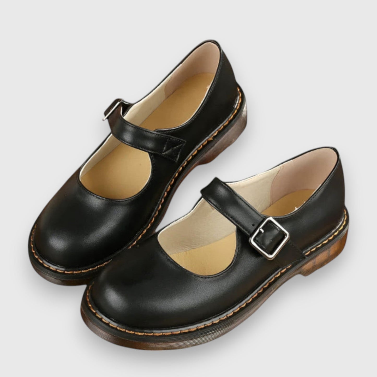 JOLANTHA I VINTAGE-LEDER-SANDALEN