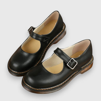 JOLANTHA I VINTAGE-LEDER-SANDALEN