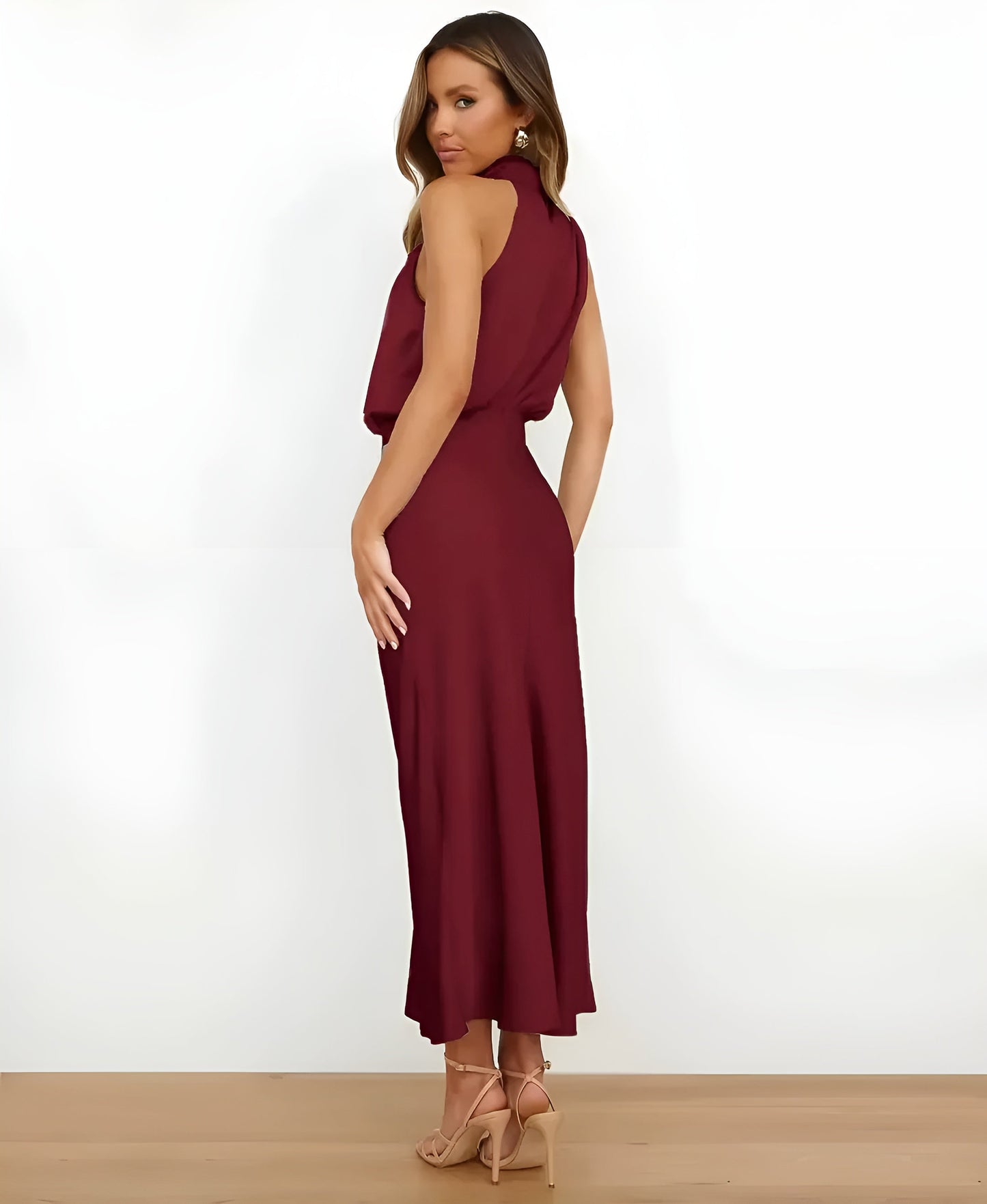 SELINA I LUXURIÖSES SATINKLEID