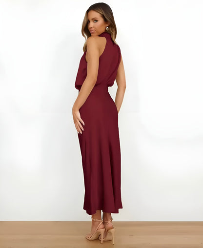 SELINA I LUXURIÖSES SATINKLEID