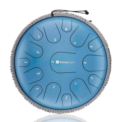 Sonodrum Zungentrommel - "Premium" - Handgefertigt - 35,5cm - 15 Zungen - C-Dur