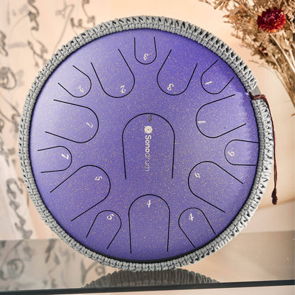 Sonodrum Zungentrommel - "Premium" - Handgefertigt - 35,5cm - 15 Zungen - C-Dur
