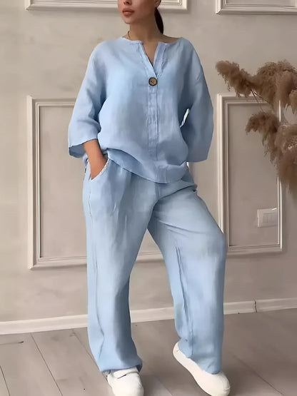 ALFRUN I LÄSSIGES LEINEN-SET