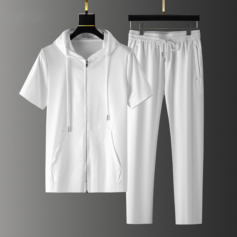 Das Roberto Russo – Noir Lounge Shirt & Relaxed Trouser