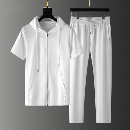 Das Roberto Russo – Noir Lounge Shirt & Relaxed Trouser