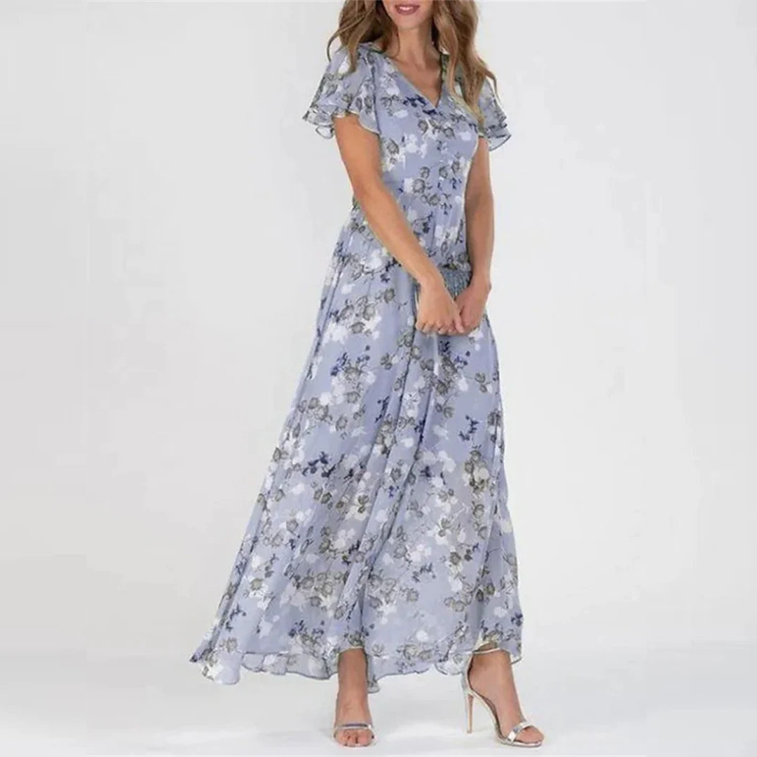IRMHILDE I ELEGANTES BLUMENKLEID