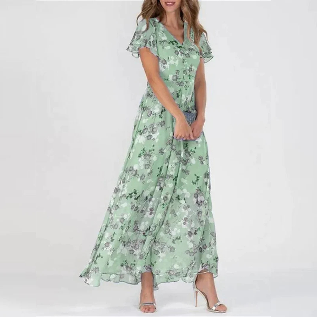 IRMHILDE I ELEGANTES BLUMENKLEID