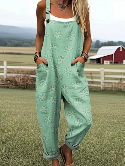 KUNIGUNDE I VINTAGE BEDRUCKTER JUMPSUIT