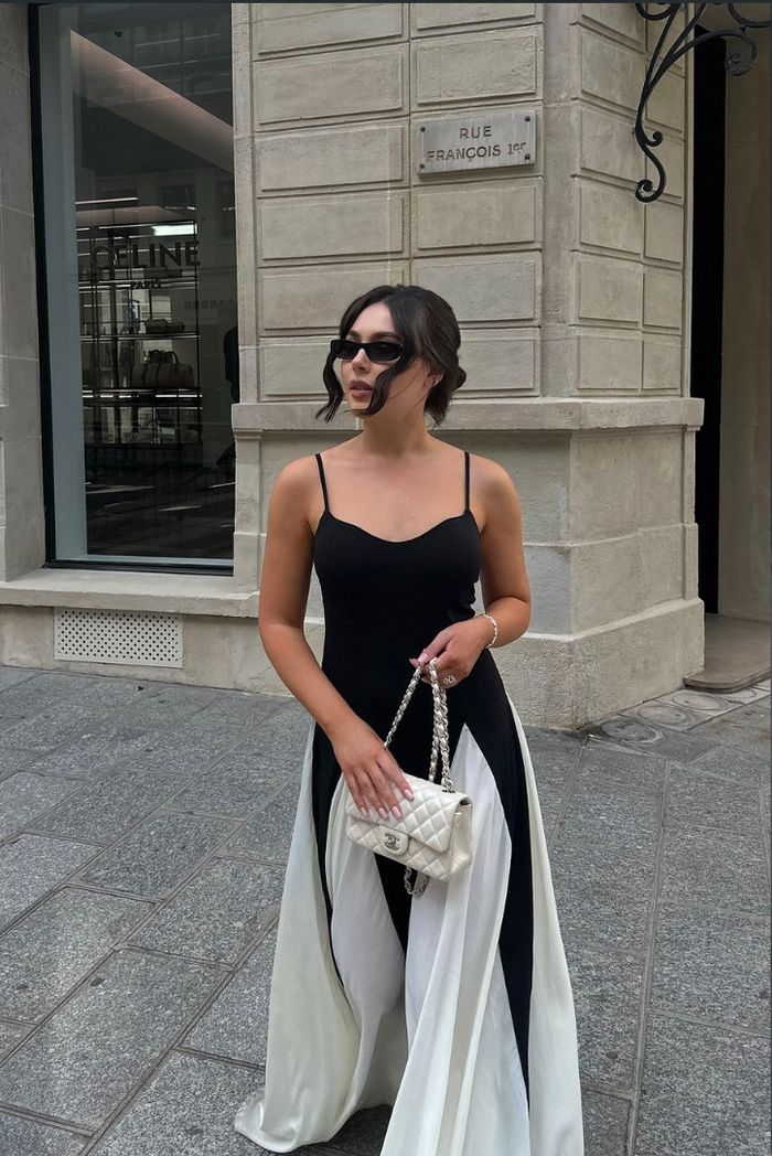 Eliana | Maxikleid mit Paneelen