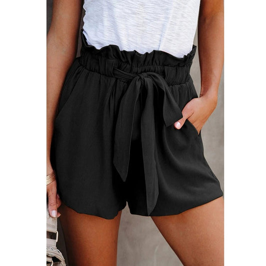 KAROLA I ELEGANTE SHORTS MIT GÜRTEL