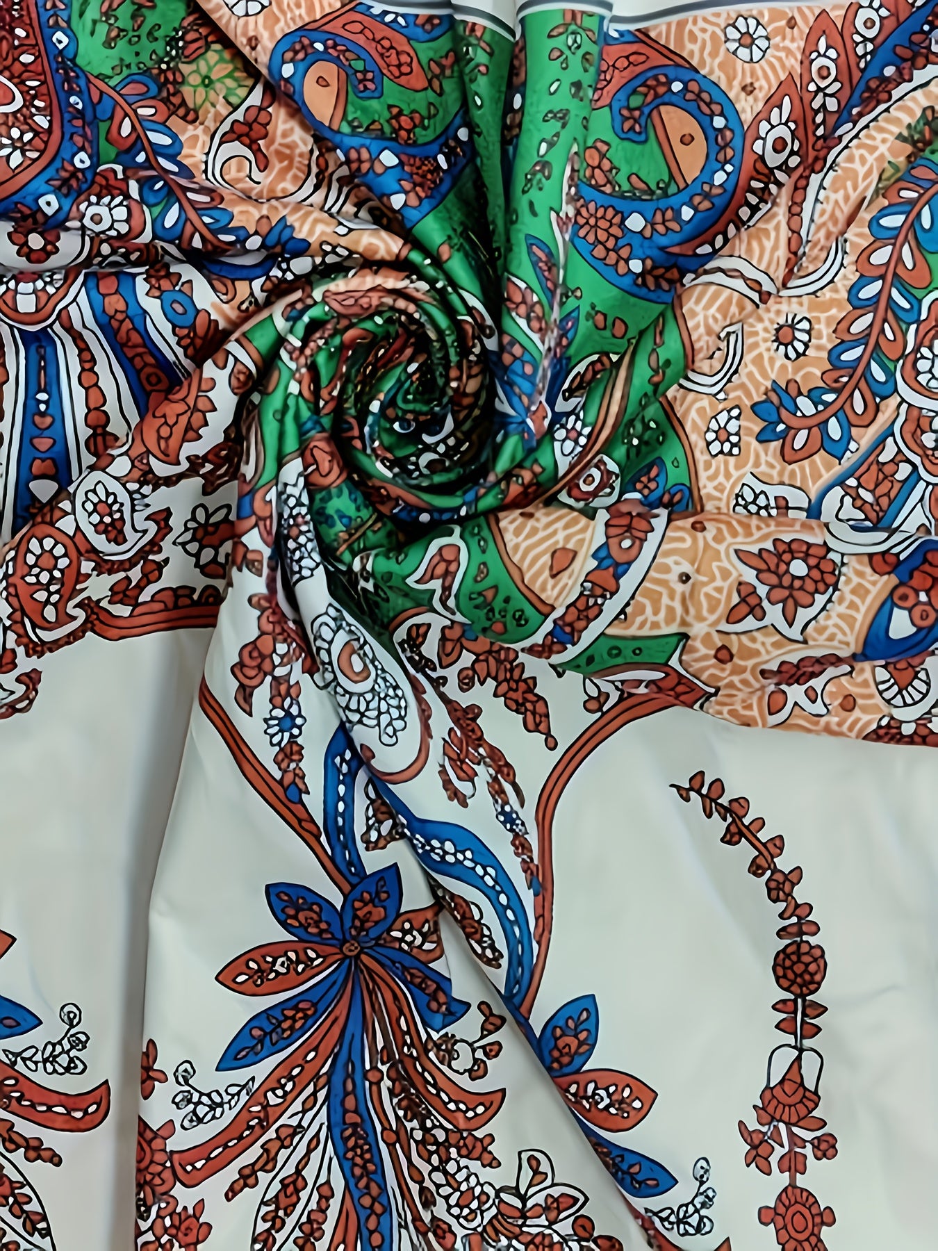 GODELIEVE I VINTAGE KLEID MIT V-AUSSCHNITT