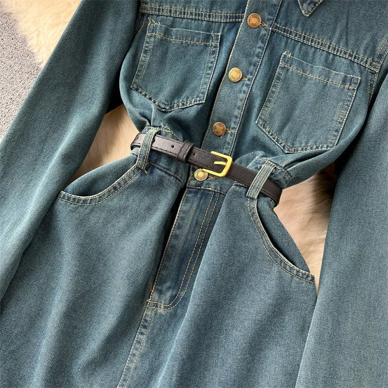 PHILINA I LANGES LEGERES KLEID AUS JEANS