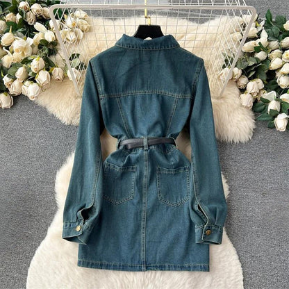 PHILINA I LANGES LEGERES KLEID AUS JEANS