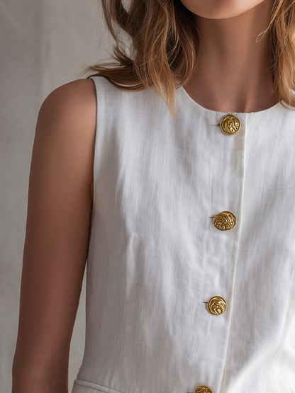 IRMGARD I KOMFORTABLE LEINEN-WESTE