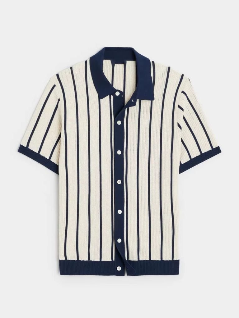 FRIDOLIN I BEQUEMES STRICK-POLOSHIRT