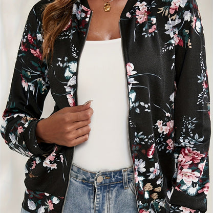 BRUNHILDA I TRENDIGER GEBLÜMTER JACKE