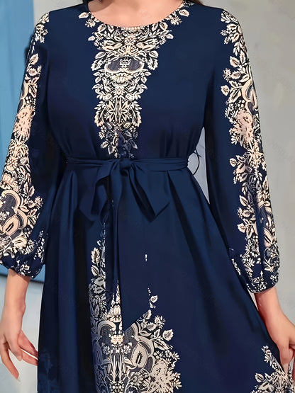 PILGUNDA I LANGÄRMELIGEN VINTAGE-KLEID