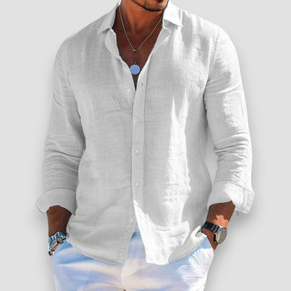 GERHARD I LUFTIGES FREIZEITHEMD MIT KNOPFLEISTE