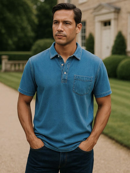 LANGSTON I VINTAGE-POLOSHIRT