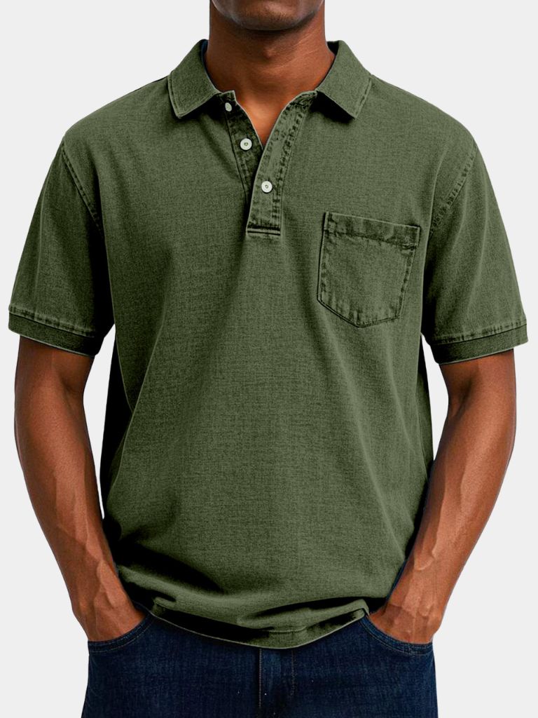 LANGSTON I VINTAGE-POLOSHIRT