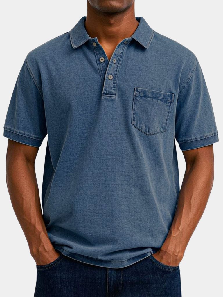 LANGSTON I VINTAGE-POLOSHIRT