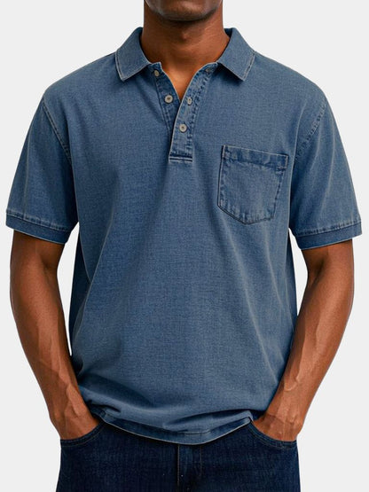 LANGSTON I VINTAGE-POLOSHIRT