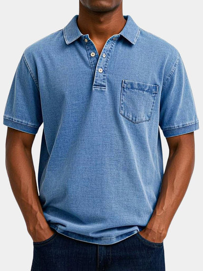 LANGSTON I VINTAGE-POLOSHIRT