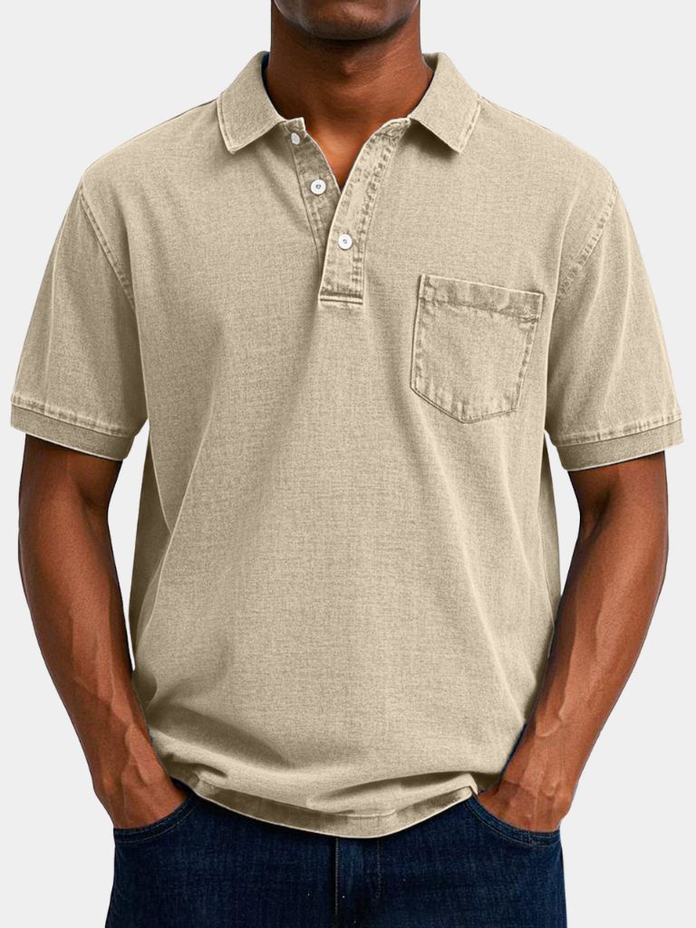 LANGSTON I VINTAGE-POLOSHIRT