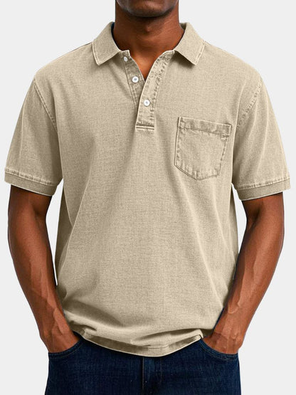 LANGSTON I VINTAGE-POLOSHIRT