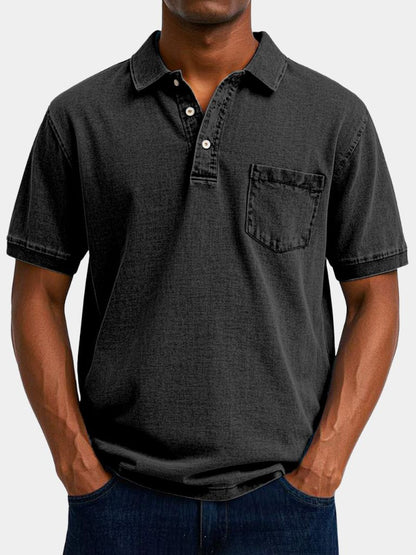 LANGSTON I VINTAGE-POLOSHIRT