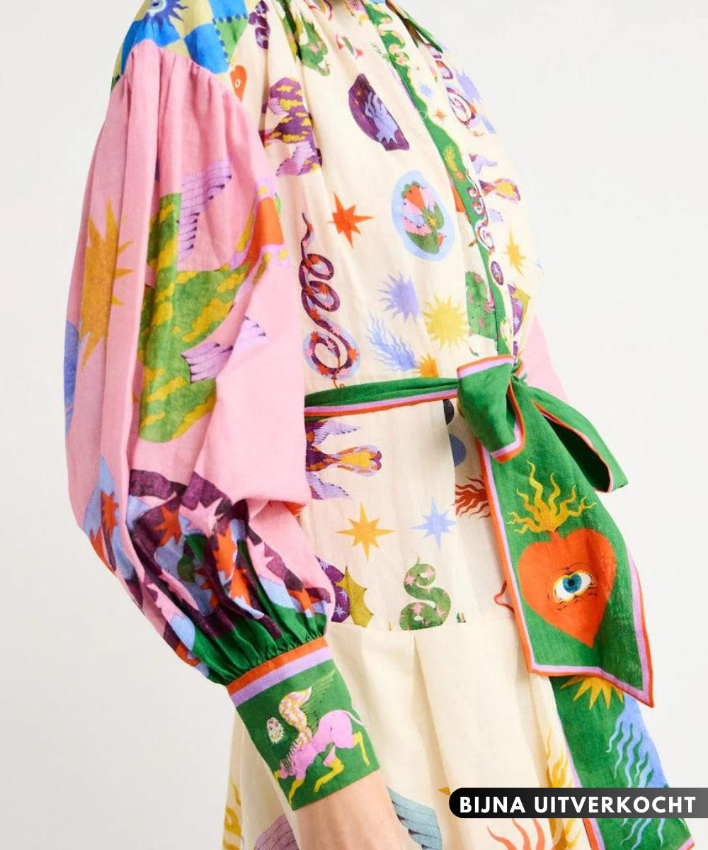 Soyraya - Maxi Italienisches Kleid