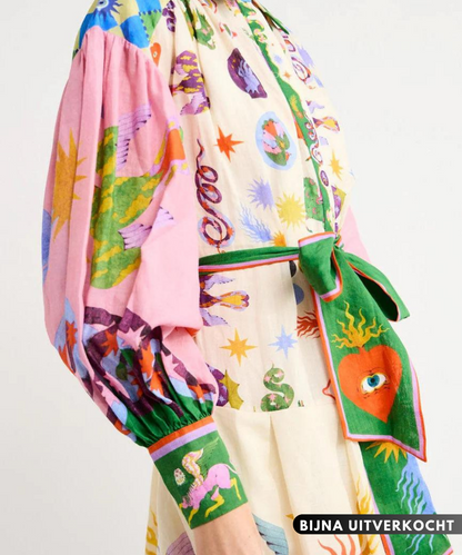 Soyraya - Maxi Italienisches Kleid