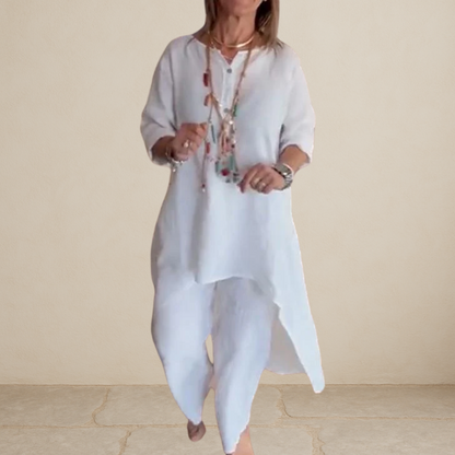 HERLIND I BEQUEMES SET AUS BLUSE UND HOSE