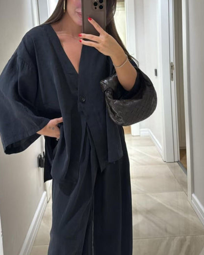 FRANKA I LUXURIÖSES SET AUS OBERTEIL UND HOSE