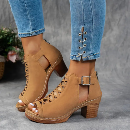 Aubrey™ - Sandales compensées élégantes