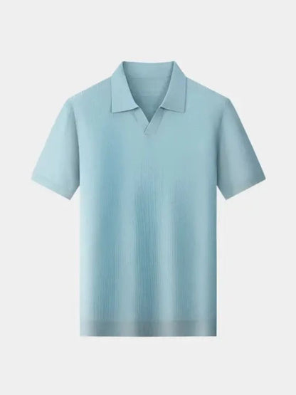 CARSTEN I LÄSSIGES STRICK-POLOSHIRT