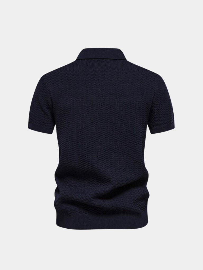 HILMAR I QUARTER-ZIP-POLOHEMD