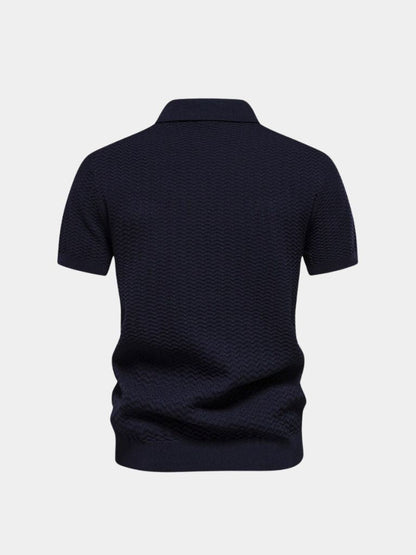 HILMAR I QUARTER-ZIP-POLOHEMD