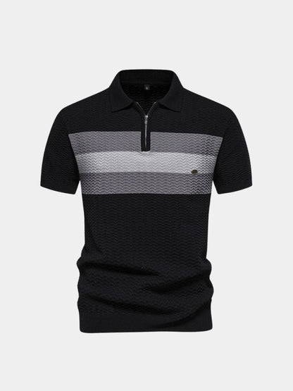 HILMAR I QUARTER-ZIP-POLOHEMD