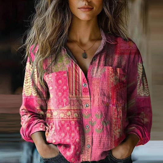 MAREILE I VINTAGE-LANGARM-BLUSE