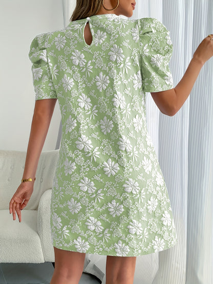 QUIRILDA I KURZARM-BLUMENKLEID