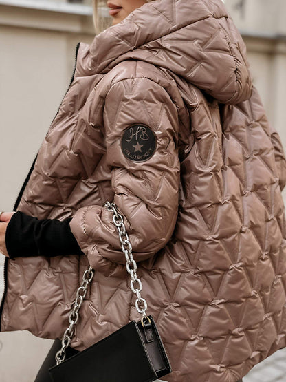 XANDRA I GESTEPPTE WINTERJACKE MIT KAPUZE