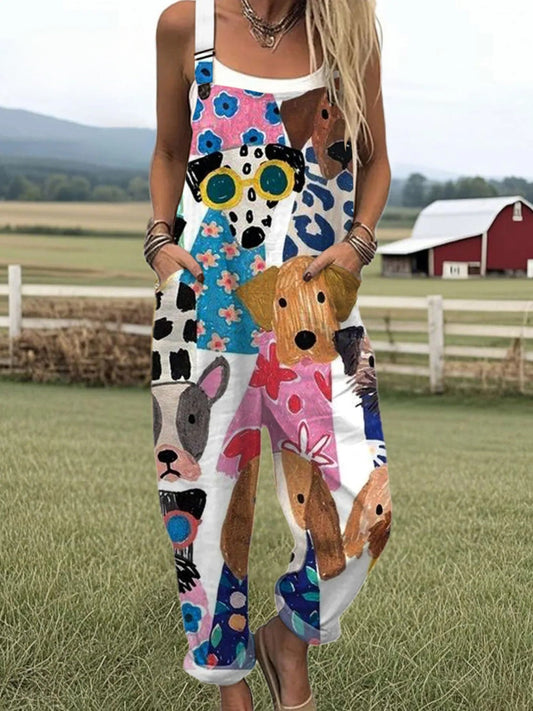 MIRA I STYLISCHER BEDRUCKTER JUMPSUIT