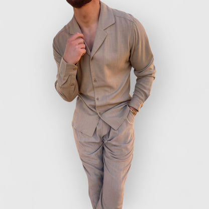 ROLD I SET AUS LEINENOBERTEIL UND HOSE