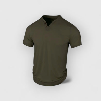 ALBERT I LÄSSIGES SHIRT MIT V-AUSSCHNITT