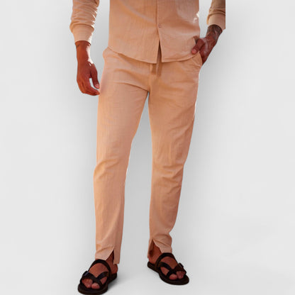 ROLD I SET AUS LEINENOBERTEIL UND HOSE