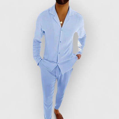 ROLD I SET AUS LEINENOBERTEIL UND HOSE