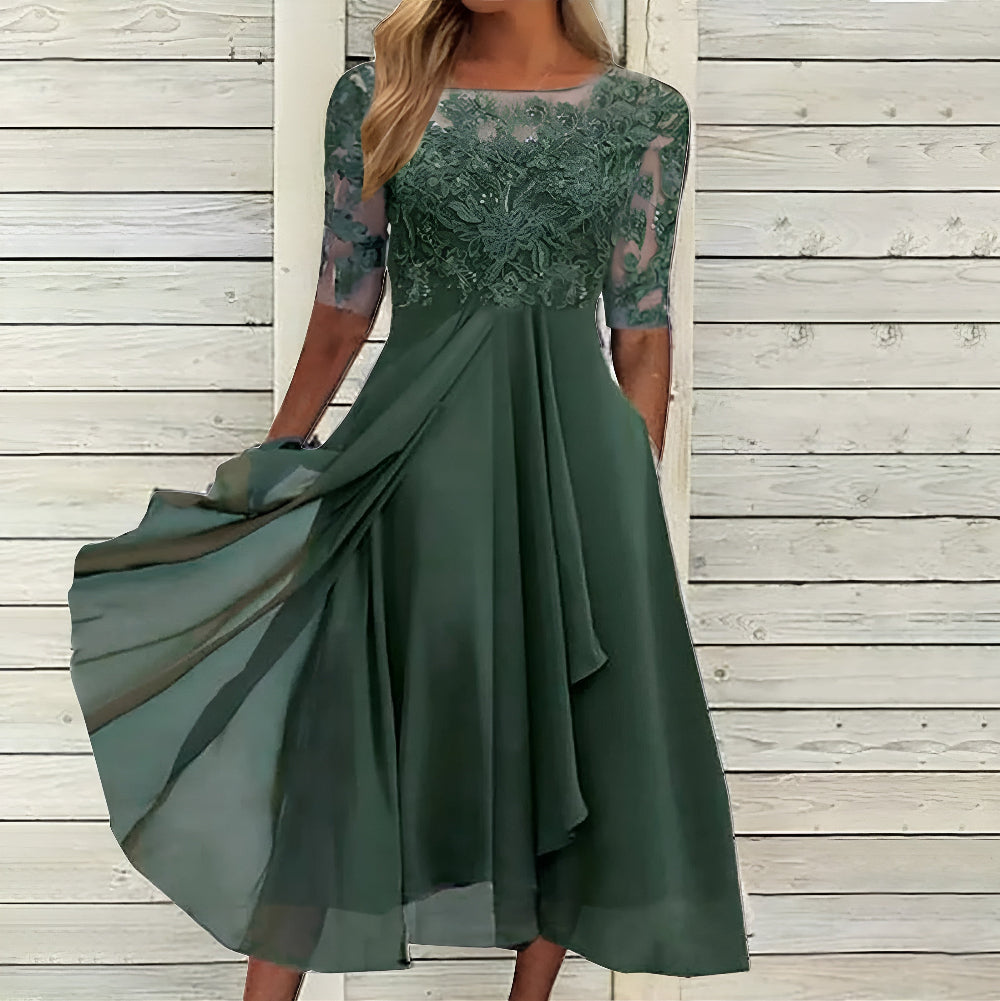 MARLENE I SPITZEN-ABENDKLEID