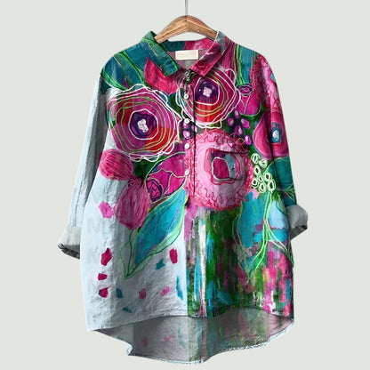 BERTHA I MODERNES LOCKER SITZENDES HEMD